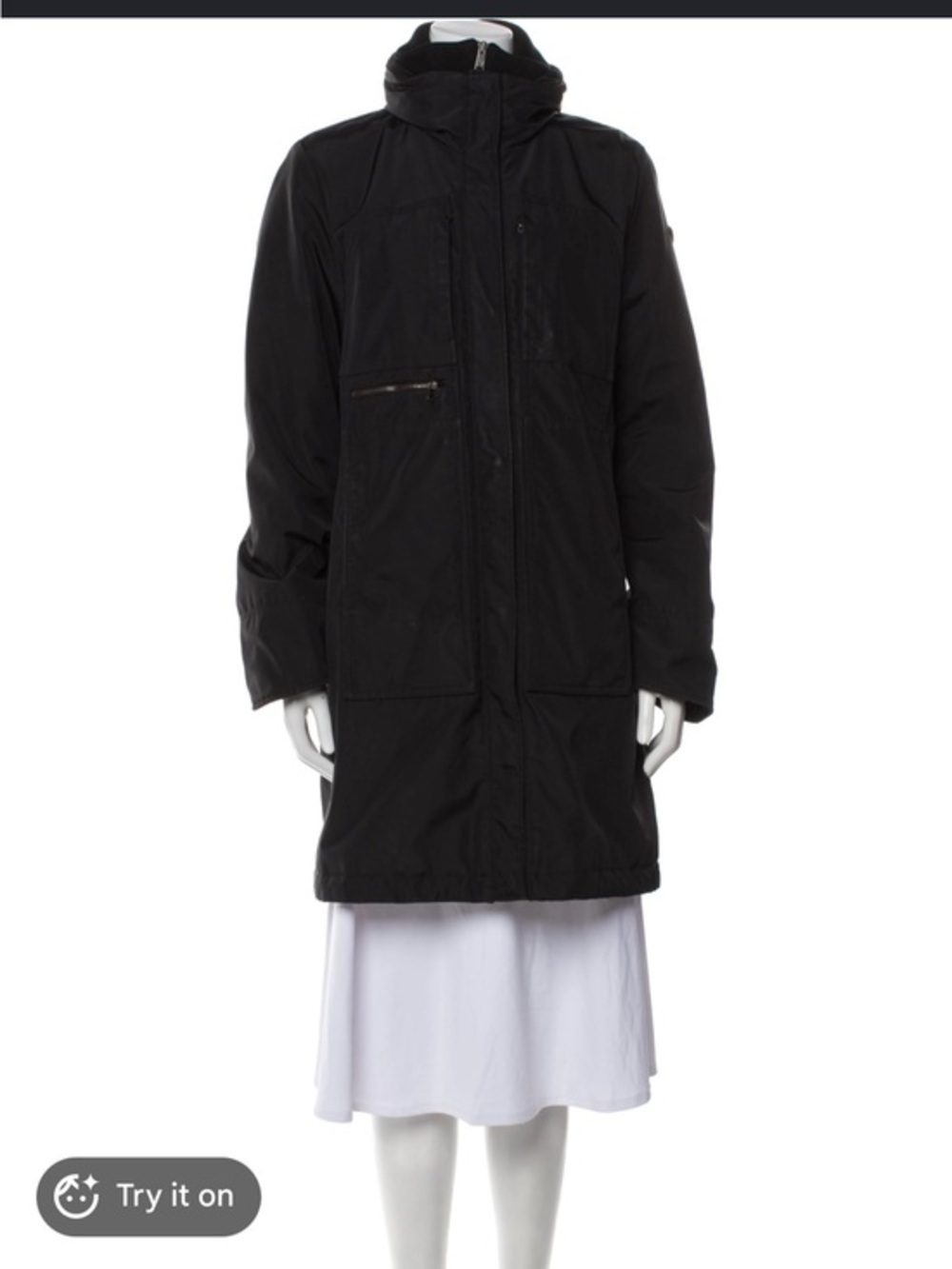 Post Card  luxury Women’s Long Puffer Parka Coat Jacket Size 10